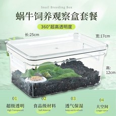 달팽이 소라게 키우기 놀이터 스마일크랩 습식은신처 케이지 사마귀 도둑게 사육장, 소형 달팽이 테라리움, 1개