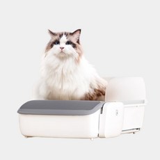 COMFYPET 고양이 자동 화장실 대형 스마트 용품 살균 uv 배변통 다묘 특대형 전동 탈취, 자동화장실, 자동화장실