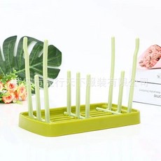 병 건조 랙 드레인 파란색 분홍색 청소 건조기 배수구 보관, 3.Green, 1개