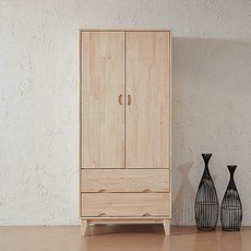 슈라이 편백나무 2서랍 장롱, 원목