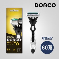 도루코 페이스 6 면도기, 60개입, 1개