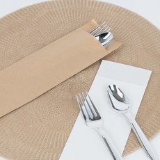 수저포장지 통합수저집 [500매/팩], 화이트, 500개