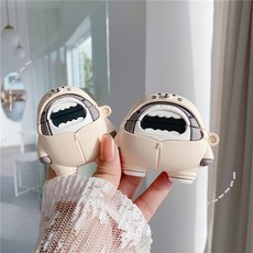 물개인척하는 상어 에어팟 케이스, 에어팟1_2세대, 1개