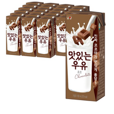 남양 맛있는 우유 GT 초코, 180ml, 408개