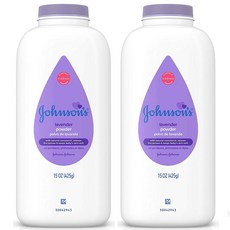 Johnson's Baby Johnsons 존슨즈 베이비 라벤더 파우더 15oz(425g) 2팩, 425g