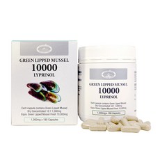 네이쳐스탑 초록홍합 10000mg 180캡슐 5병 + 백화점 상품권 수량별 증정, 180개