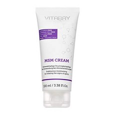 독일 Vitabay MSM 크림 엑스트라 스트롱 100ml • 99.9 천연 MSM • 유기농 유황 함유 스킨 케어 얼굴 크림 바디