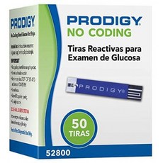 Prodigy No Coding 혈당 테스트 스트립 (50 캐럿), 1