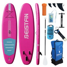BEISTFIN 10'6 " 320CM 스탠드업 패들보드 SUP보드 서핑보드 수상스포츠 서핑 섭보드 Sup board Paddle board, 핑크