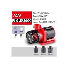 양수기 순환 펌프 circulation pump SUNSUN 인버터 워터 JDP-3500 6000 10000 18000 안전 DC 24V 조절 유량 잠수정 기계, JDP-3500_US adapter plug, 1개