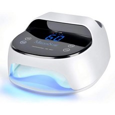 멜로디 수지 무선 젤 네일 램프 대용량 배터리가 장착된 충전식 UV LED 네일 드라이어 모든 젤 매니큐어를 위한 터치스크린 센서가 장착된 전문 경화 램프 매니큐어 도구, 1개