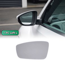 VW 제타 Mk6 2011 2018 파사트 B7 2015 딱정벌레 2012 2019 좌측 또는 우측 미러 유리 가열 측면, 1Pc Left, 1개