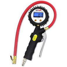EPAUTO 255 PSI 디지털 타이어공기주입기 게이지 호스 and 퀵커넥트 플러그