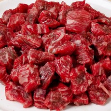 국내산 1등급 명품 한우 소고기 부드러운 암소 국거리용, 1개, 900g