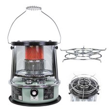 기름난로 반사식 난로 히터 야외 텐트 스토브 등유 간절기 겨울, 1개, Blue stove and rack
