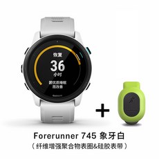 스마트 워치밴드 가민 지아밍 945 야외 스마트 GPS 달리기 스포츠 라이딩 등산 철 삼혈산소 심박수 시계, forerunner745 아이보리 +RDP 정품 송장, 단일옵션