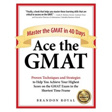 [원서] paperback Book Ace the GMAT: Master the GMAT in 40 Days
