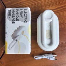 애완 동물 전기 스프레이 마사지 빗 만화 날림 방지 털 고양이, 1개, A.1PCS