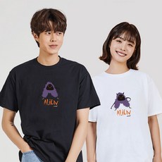 키밍 A 몬스터 외계인 핏좋은반팔 U넥티셔츠