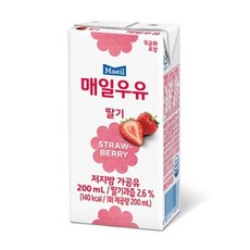 매일우유 딸기맛, 48개, 200ml