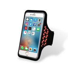 케이스 스포츠 파우치 밴드 Haissky Sport ArmBands For iPhone SE 2020876 6S 5 5S 라이크라 피트니스 암 for Samsung S7 S6, 주황색