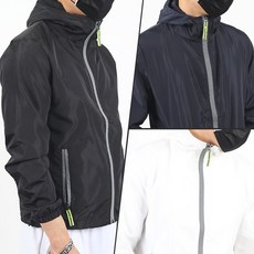 콘피아르 남성 네온지퍼 포인트 바람막이 (3Color)