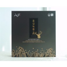 혜인담 홍삼녹용 진 50ml x 30포 쇼핑백포함 부모님 건강 어버이날 효도선물, 1개