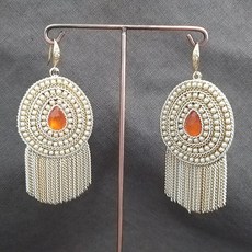 유색보석귀걸이