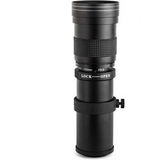 옵테카 망원렌즈 Opteka 420-800mm f8.3 HD Telephoto Zoom Lens for Samsung Galaxy NX NX1 NX3000 NX2000 NX500