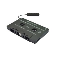 [해외] 다기능 카 Bluetooth 카세트 어댑터 Bluetooth V4.1 Music 수신기 어댑터 와 TF 4GB-work 충전하면서 Support TF, 상세내용표시