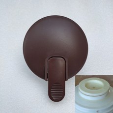 뚜껑 유리 두껑 끓인물주전자 병누르는 버튼 부품 보온주전자, 기본, T09-커피색 컵뚜껑 아래부분 홈이 있는, 1개