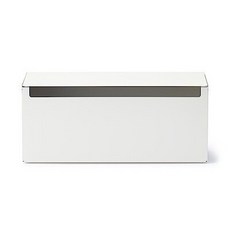 무인양품 MUJI 스틸 수납상자 4550344596654, 화이트그레이, 1개
