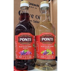 PONTI 폰티 와인 식초 500ml (레드와인식초 화이트와인식초) / 이탈리아, 1개