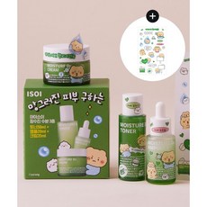 아이소이 ISOI [아이소이x망그러진곰]장수진 수분3종(장수진토너50ml+앰플20ml+수분크림35ml+스티커), NONE, 1개