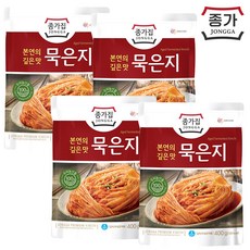 종가 본연의 깊은맛 묵은지 400g 4개