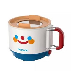 DAEWOO 휴대용 멀티 쿠커 들러붙지 않는 라이너 여행 사무실 학교 국수 수프 쌀 요리 냄비 S26 1 6L 220V, Smile, 1.6L-220V, 2) Smile - 1.6L-220V