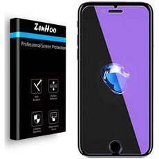 iPhone SE(2세대 2020) [NOT for iPhone SE(1세대)] Anti Blue Light [Eye Protection] 강화유리 화면 보호기 ZenHoo, 1