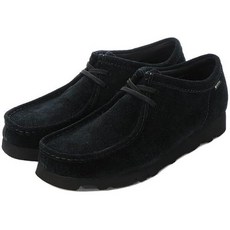 일본 클락스 왈라비 Clarks Wallabee 26149449 GTX GoreTex Waterproof Boots for Men Present Black Suede 10.2 in - 클락스왈라비gtx