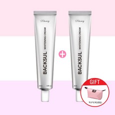 백설크림 더에스럭셔리 백설 화이트닝 크림 35ml 1+1 주름커버 톤커버 파우치증정