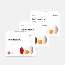 덴프스 트루바이타민X 1540mgX30포 종합비타민, 3박스, 트루바이타민 X 3박스/3개월분, 46.2g