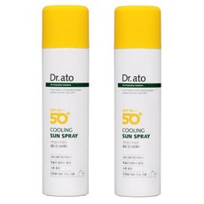 닥터아토 초저자극 쿨링 SPF50+ 썬스프레이 선 스프레이 150ml x 2