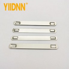 선정리 316 스테인레스 스틸 케이블 마커 플레이트 자동 잠금 타이 9.5x89mm 100 개, 1개