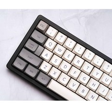 독거미 키보드 키캡 XDA PBT 133키 한글 영문 각인 그레이 키캡, 한글각인