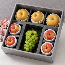 사과 배 머스켓 혼합 과일 선물세트, 1개