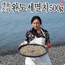 [갯돌소리전복] 저염 세멸치 500g 완도 산지직송 볶음멸치 아기멸치 이유식멸치