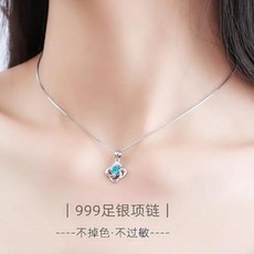 - 네잎 클로버 목걸이 내잎클로버 네잎클로버 네크리스 999 순은체인INS 심플리미스여사 펜던트