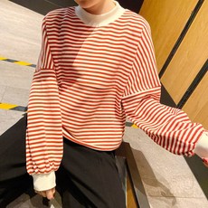 봄 간호 까마귀 니트 코튼 스트라이프 수유 블라우스 플러스 사이즈 스웨터 임신 한 여성을위한 모유 수유 의류 탑|후드티|