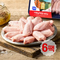 [코켄] 윙(아랫날개) 400g 6팩 SET, 6개