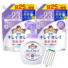 바디파우더 거품 핸드 비누 플로럴 향기 향수본체 펌프 대형 크기 500ml 리필 증량 475mL2 가방 세트 Chabel 복권 안주와 과자 fliesc, 2개