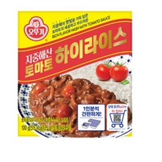 오뚜기 지중해산 토마토 하이라이스 고형, 100g, 14개